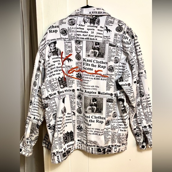 PLT Newspaper Denim Jacket - Picture 9 of 9